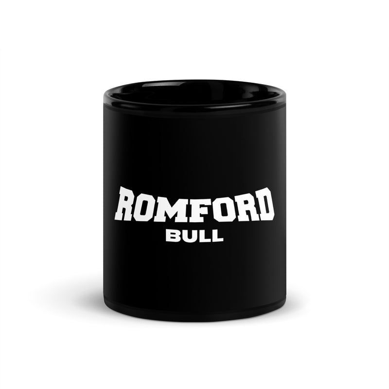 Romford Bull Classic Black Glossy Mug
