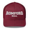 Embroidered Romford Bull Classic Trucker Cap
