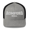 Embroidered Romford Bull Classic Trucker Cap