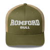 Embroidered Romford Bull Classic Trucker Cap