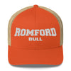 Embroidered Romford Bull Classic Trucker Cap